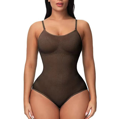 Plus-size body shaper offering firm control under tight dresses